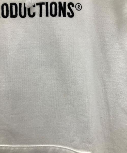 COOTIE PRODUCTIONS（クーティープロダクツ）COOTIE PRODUCTIONS (クーティープロダクツ) プルオーバーパーカー ホワイト サイズ:Sの古着・服飾アイテム