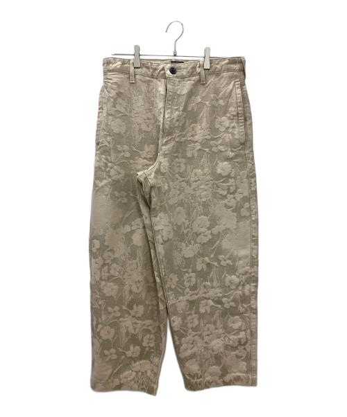 PAUL SMITH（ポールスミス）PAUL SMITH (ポールスミス) LEE (リー) ジャカードテーパードトラウザーズ　ベージュ ベージュ サイズ:Mの古着・服飾アイテム