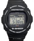 CASIOカシオ）の古着「腕時計　CASIO　G-SHOCK　箱付　ブラック　ラバーベルト」｜ブラック