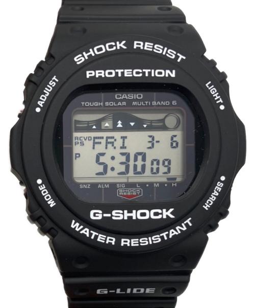CASIO（カシオ）CASIO (カシオ) 腕時計　CASIO　G-SHOCK　箱付　ブラック　ラバーベルト ブラックの古着・服飾アイテム