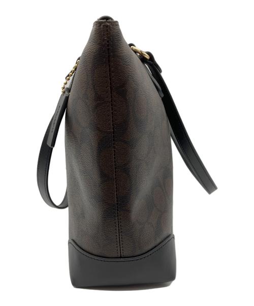 COACH（コーチ）COACH (コーチ) トートバッグ シグネチャー F29208 ブラウンの古着・服飾アイテム