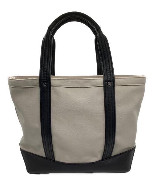 BEVERLY HILLS POLO CLUB（ビバリーヒルズポロクラブ）BEVERLY HILLS POLO CLUB (ビバリーヒルズポロクラブ) トートバッグ グレージュ×ブラックの古着・服飾アイテム