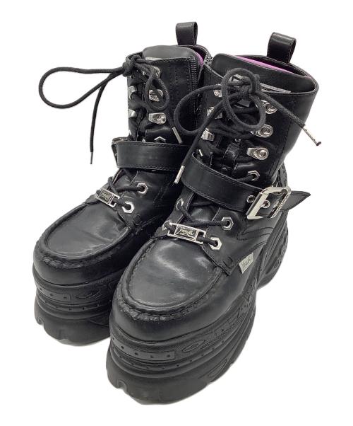 Yosuke（ヨースケ）Yosuke (ヨースケ) ブーツ　SANMARU ブラック サイズ:23の古着・服飾アイテム