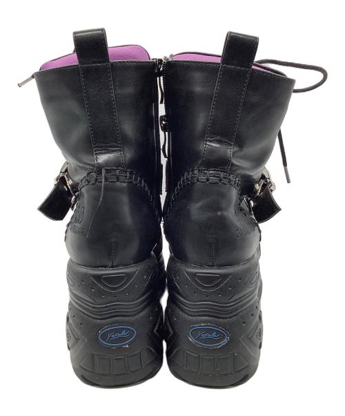 Yosuke（ヨースケ）Yosuke (ヨースケ) ブーツ　SANMARU ブラック サイズ:23の古着・服飾アイテム