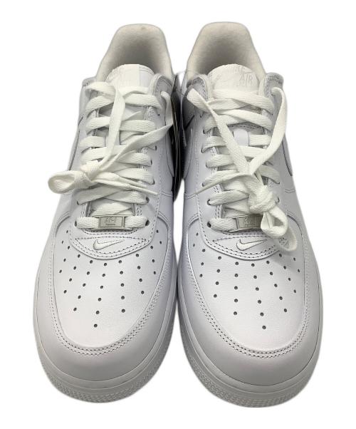 NIKE（ナイキ）NIKE (ナイキ) SUPREME (シュプリーム) スニーカー NIKE AIR FORCE1 LOW  ホワイト サイズ:28.5の古着・服飾アイテム