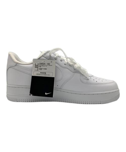 NIKE（ナイキ）NIKE (ナイキ) SUPREME (シュプリーム) スニーカー NIKE AIR FORCE1 LOW  ホワイト サイズ:28.5の古着・服飾アイテム
