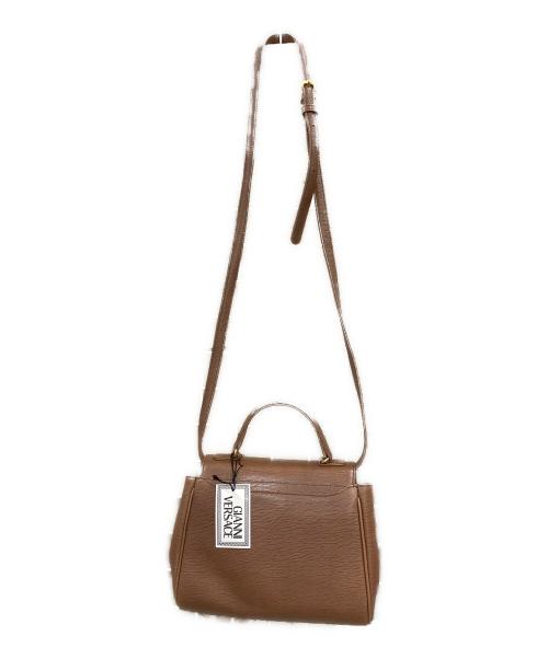 GIANNI VERSACE（ジャンニ・ヴェルサーチ）GIANNI VERSACE (ジャンニ・ヴェルサーチ) ショルダーバッグ ブラウンの古着・服飾アイテム