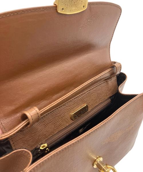 GIANNI VERSACE（ジャンニ・ヴェルサーチ）GIANNI VERSACE (ジャンニ・ヴェルサーチ) ショルダーバッグ ブラウンの古着・服飾アイテム