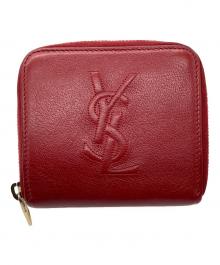 Yves Saint Laurent（イヴサンローラン）の古着「2つ折り財布」｜レッド