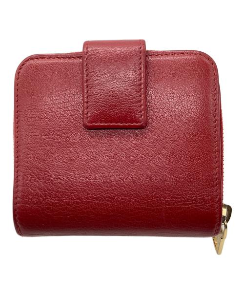 Yves Saint Laurent（イヴサンローラン）Yves Saint Laurent (イヴサンローラン) 2つ折り財布 レッドの古着・服飾アイテム