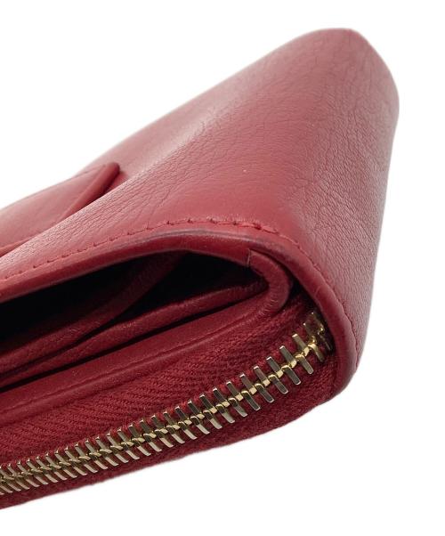 Yves Saint Laurent（イヴサンローラン）Yves Saint Laurent (イヴサンローラン) 2つ折り財布 レッドの古着・服飾アイテム