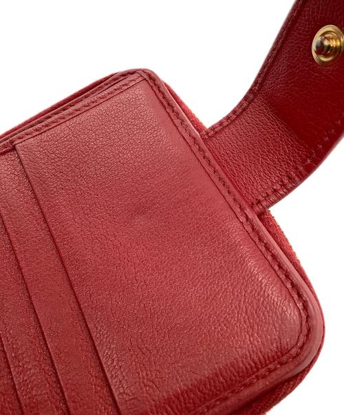 Yves Saint Laurent（イヴサンローラン）Yves Saint Laurent (イヴサンローラン) 2つ折り財布 レッドの古着・服飾アイテム