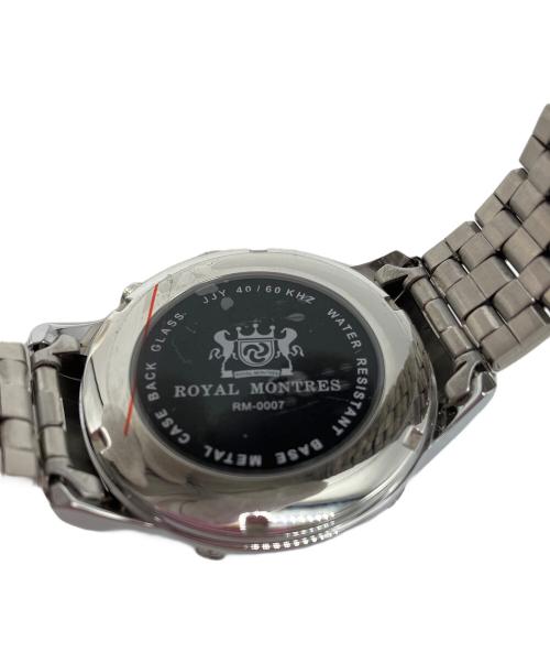 ROYAL MONTRES（ロイヤルモントレス）ROYAL MONTRES (ロイヤルモントレス) 腕時計 グレーの古着・服飾アイテム