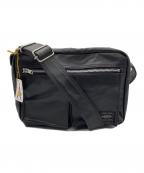 PORTERポーター）の古着「フリースタイル SHOULDER BAG(S」｜ブラック