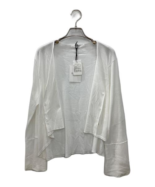 HER LIP TO（ハーリップトゥ）HER LIP TO (ハーリップトゥ) 薄手カーディガン ホワイト サイズ:Mの古着・服飾アイテム