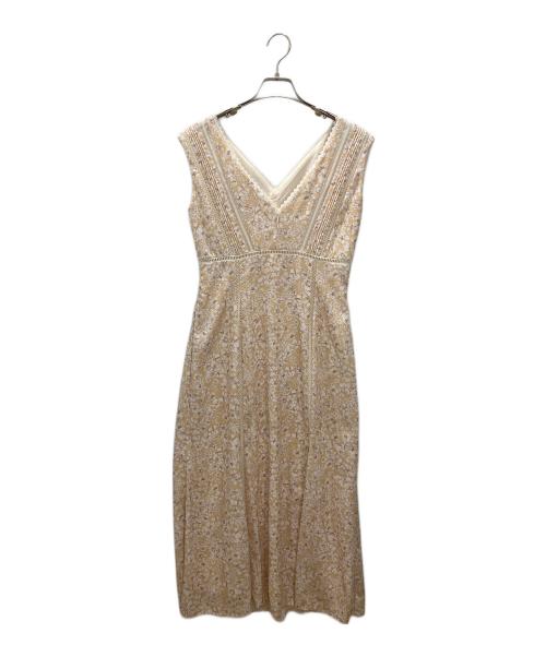 HER LIP TO（ハーリップトゥ）HER LIP TO (ハーリップトゥ) ノースリーブワンピース イエロー サイズ:Mの古着・服飾アイテム