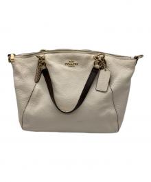 COACH（コーチ）の古着「2WAYバッグ F38992」｜ベージュ