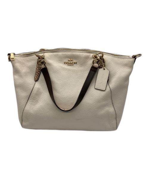 COACH（コーチ）COACH (コーチ) 2WAYバッグ F38992 ベージュの古着・服飾アイテム