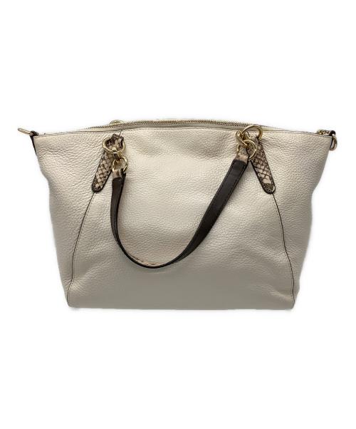 COACH（コーチ）COACH (コーチ) 2WAYバッグ F38992 ベージュの古着・服飾アイテム