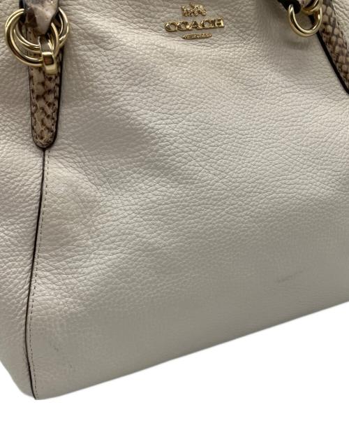 COACH（コーチ）COACH (コーチ) 2WAYバッグ F38992 ベージュの古着・服飾アイテム