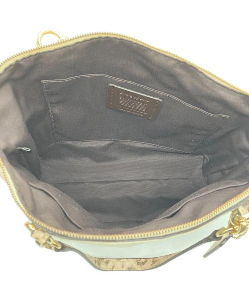 COACH（コーチ）COACH (コーチ) 2WAYバッグ F38992 ベージュの古着・服飾アイテム