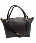 COACHコーチ）の古着「2WAYバッグ C6230」｜ブラウン×ブラック