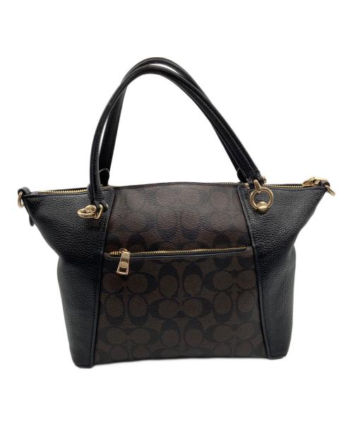 COACH（コーチ）COACH (コーチ) 2WAYバッグ C6230 ブラウン×ブラックの古着・服飾アイテム