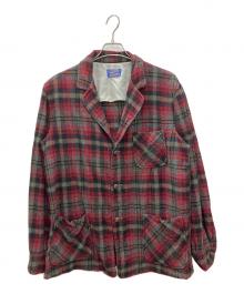 PENDLETON（ペンドルトン）の古着「テーラードジャケット」｜レッド×ブラック