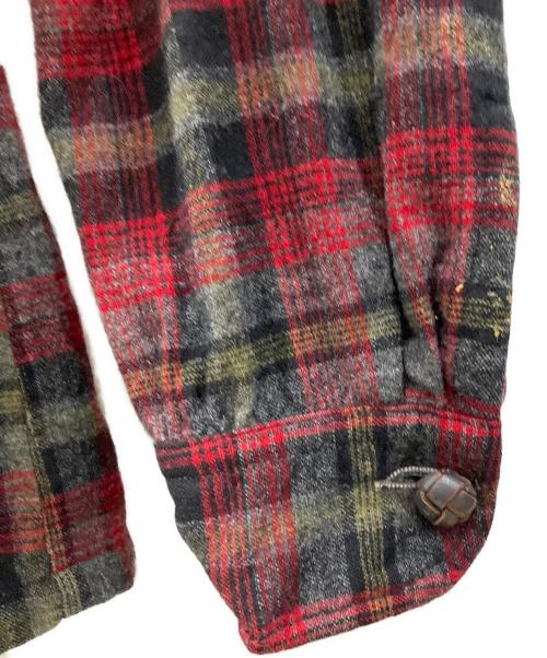 PENDLETON（ペンドルトン）PENDLETON (ペンドルトン) テーラードジャケット レッド×ブラック サイズ:SIZE Lの古着・服飾アイテム