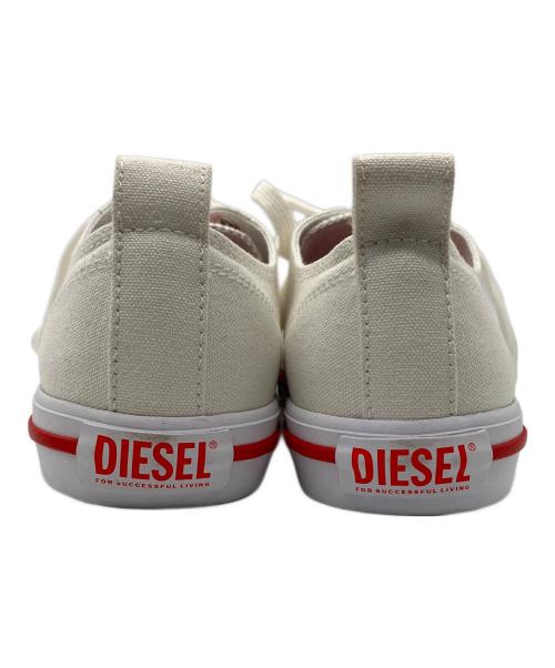DIESEL（ディーゼル）DIESEL (ディーゼル) ローカットスニーカー ホワイト サイズ:25.5の古着・服飾アイテム