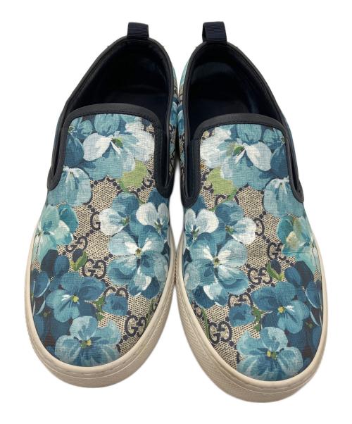 GUCCI（グッチ）GUCCI (グッチ) スリッポン ネイビー サイズ:6の古着・服飾アイテム