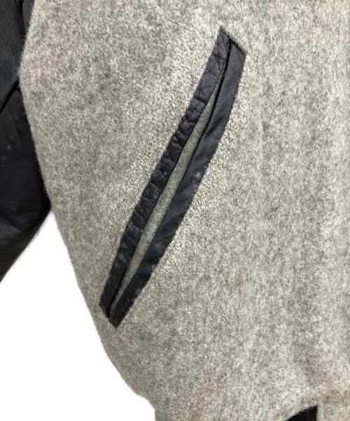 ABAHOUSE（アバハウス）ABAHOUSE (アバハウス) 切替スタジャン グレー サイズ:Freeの古着・服飾アイテム
