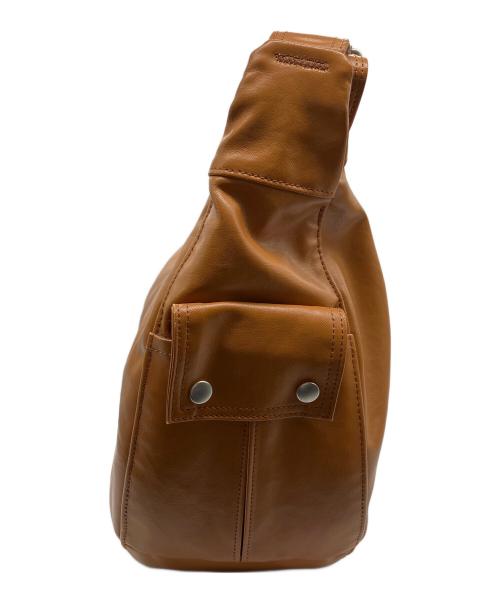 PORTER（ポーター）PORTER (ポーター) ハーフムーンショルダーバッグ キャメルの古着・服飾アイテム