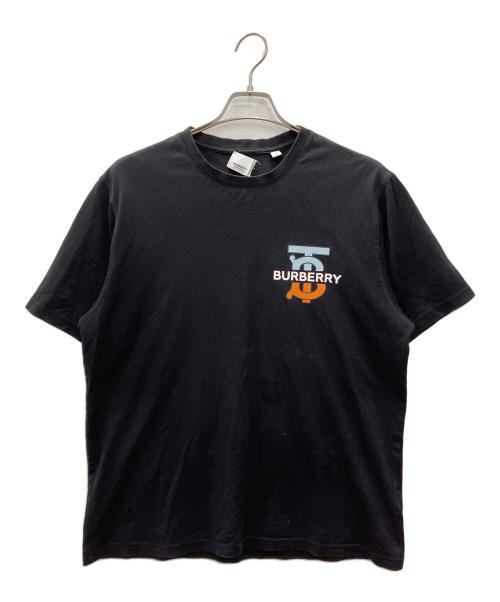 BURBERRY（バーバリー）BURBERRY (バーバリー) 半袖カットソー ブラック サイズ:Sの古着・服飾アイテム