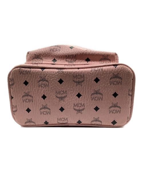 MCM（エムシーエム）MCM (エムシーエム) スタッズリュック ピンクの古着・服飾アイテム