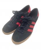 adidasアディダス）の古着「スニーカー Stadt」｜ブラック×レッド