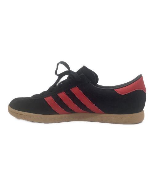 adidas（アディダス）adidas (アディダス) スニーカー Stadt ブラック×レッド サイズ:29.5cmの古着・服飾アイテム