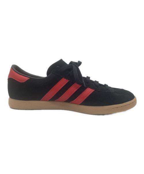 adidas（アディダス）adidas (アディダス) スニーカー Stadt ブラック×レッド サイズ:29.5cmの古着・服飾アイテム