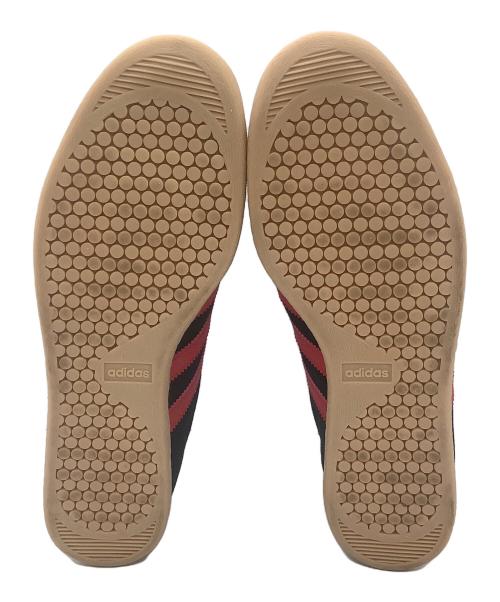 adidas（アディダス）adidas (アディダス) スニーカー Stadt ブラック×レッド サイズ:29.5cmの古着・服飾アイテム