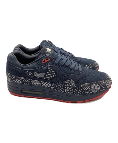 NIKE ID（ナイキアイディー）NIKE ID (ナイキアイディー) Air Max 1 Premium NIKE ID ネイビー サイズ:31cmの古着・服飾アイテム