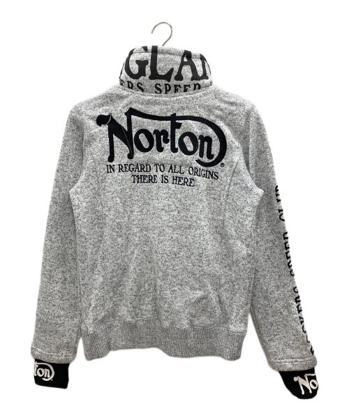 Norton（ノートン）Norton (ノートン) ジップジャケット グレー サイズ:MEDIUMの古着・服飾アイテム