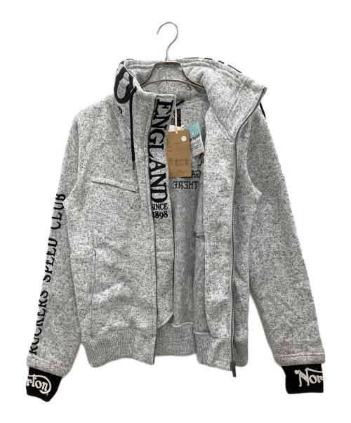 Norton（ノートン）Norton (ノートン) ジップジャケット グレー サイズ:MEDIUMの古着・服飾アイテム