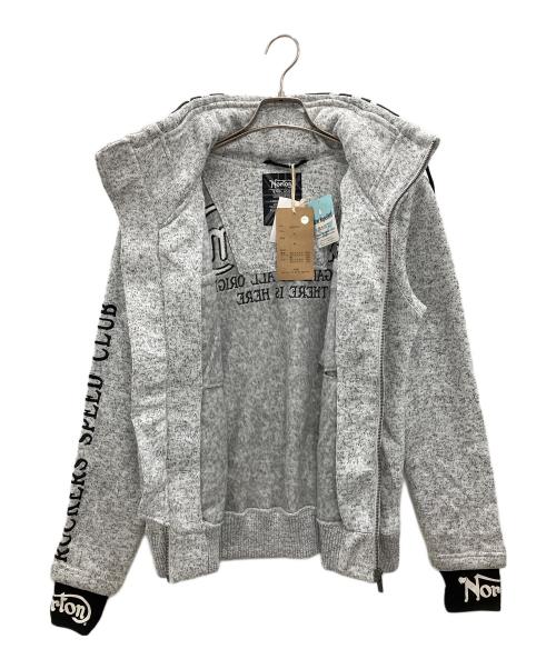 Norton（ノートン）Norton (ノートン) ジップジャケット グレー サイズ:MEDIUMの古着・服飾アイテム