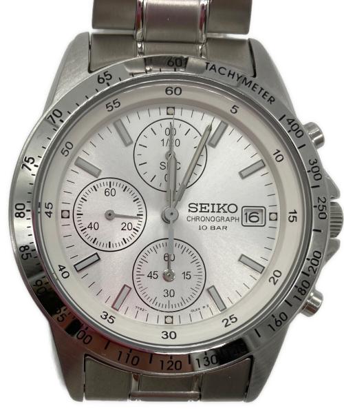 SEIKO（セイコー）SEIKO (セイコー) クロノグラフ 腕時計 7T92-0DW0 ホワイトの古着・服飾アイテム