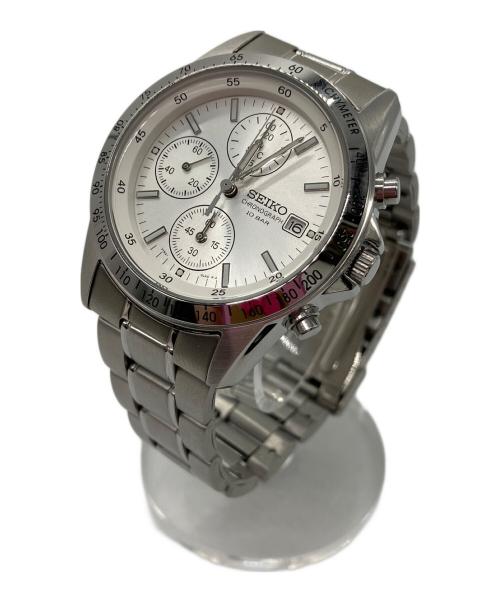SEIKO（セイコー）SEIKO (セイコー) クロノグラフ 腕時計 7T92-0DW0 ホワイトの古着・服飾アイテム