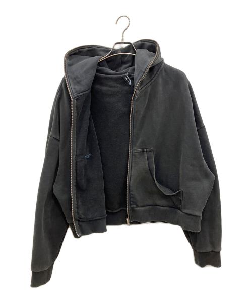 entire studios（エンタイアスタジオ）entire studios (エンタイアスタジオ) ジップパーカー ブラック サイズ:Sの古着・服飾アイテム