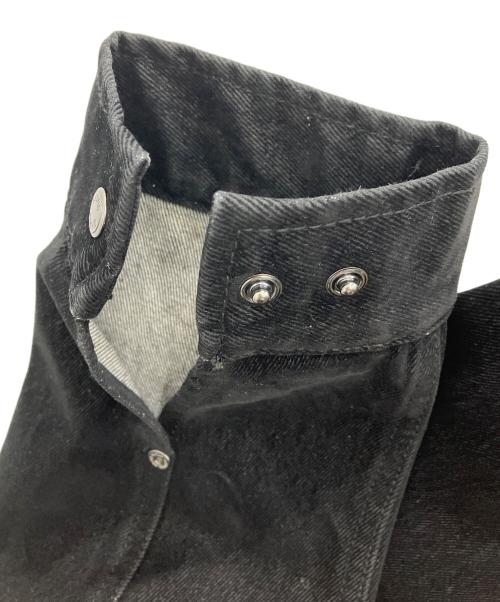 SATUR（セター）SATUR (セター) デニムジャケット ブラック サイズ:Mの古着・服飾アイテム