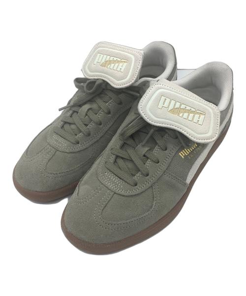 PUMA（プーマ）PUMA (プーマ) パレルモ プレミアム スウェード ベルベットモス ベージュ サイズ:26の古着・服飾アイテム
