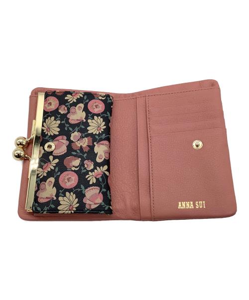 ANNA SUI（アナスイ）ANNA SUI (アナスイ) 2つ折り財布 ピンクの古着・服飾アイテム