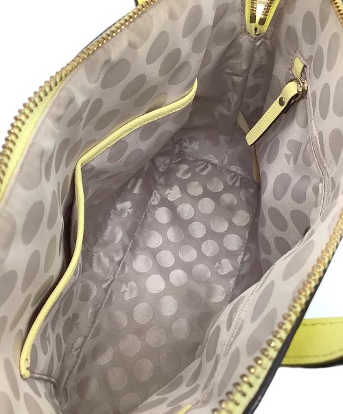Kate Spade（ケイトスペード）Kate Spade (ケイトスペード) 2WAYバッグ イエローの古着・服飾アイテム